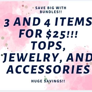 Tops, Jewelry, Accessories